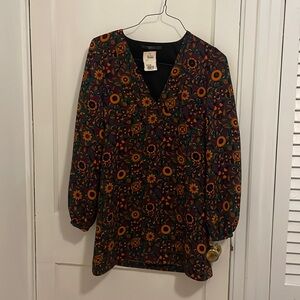 Zara vintage floral dress